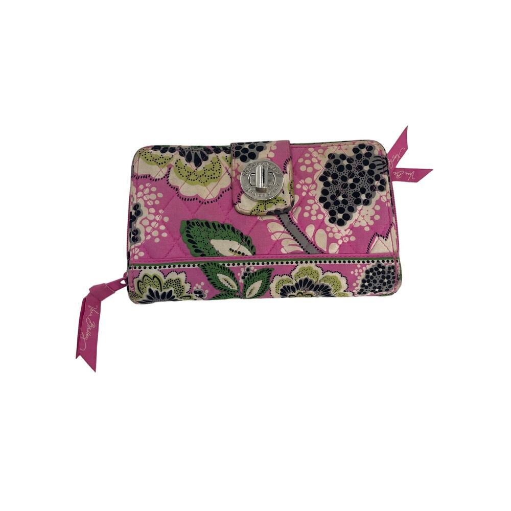 Vera Bradley Turnkey Wallet Priscilla Pink